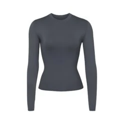 SWIM LONG SLEEVE SHIRT | GUNMETAL