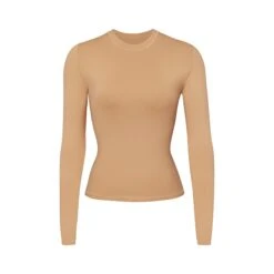 SWIM LONG SLEEVE SHIRT | OCHRE