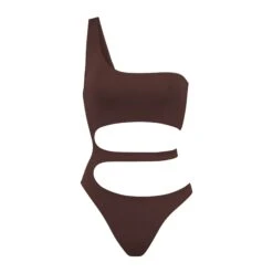 SWIM ONE SHOULDER MONOKINI | COCOA
