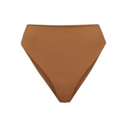 SWIM MID WAIST BOTTOMS | ALMOND