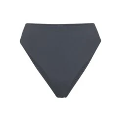 SWIM MID WAIST BOTTOMS | GUNMETAL
