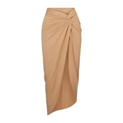 SWIM SARONG SKIRT | OCHRE
