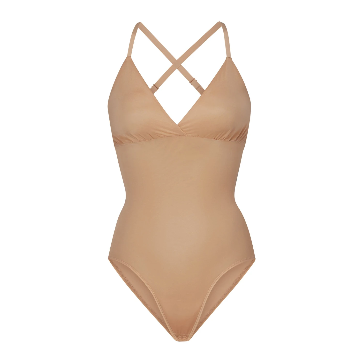 BARELY THERE BODYSUIT BRIEF W/ SNAPS | CLAY 1 BARELY THERE BODYSUIT BRIEF W/ SNAPS | CLAY