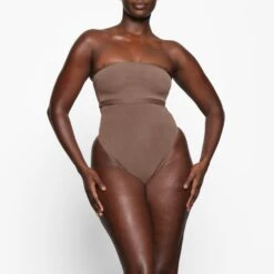 SHEER SCULPT BANDEAU | JASPER -SWIM Sales Store SKIMS BRA BND 0254 YB JSP 0036