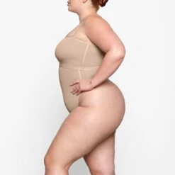 SHEER SCULPT BANDEAU | CLAY -SWIM Sales Store SKIMS BRA BND 0254 YC CLY 0009