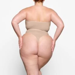 SHEER SCULPT BANDEAU | CLAY -SWIM Sales Store SKIMS BRA BND 0254 YC CLY 0049