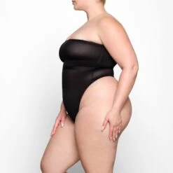 SHEER SCULPT BANDEAU | ONYX -SWIM Sales Store SKIMS BRA BND 0254 YC ONX 0025