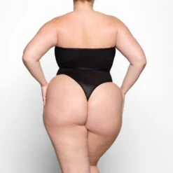 SHEER SCULPT BANDEAU | ONYX -SWIM Sales Store SKIMS BRA BND 0254 YC ONX 0031