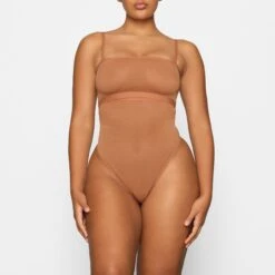 SHEER SCULPT BANDEAU | BRONZE -SWIM Sales Store SKIMS BRA BR BND 0254 DA BRZ 0027 FR