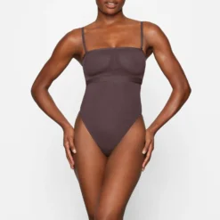 SHEER SCULPT BANDEAU | ESPRESSO -SWIM Sales Store SKIMS BRA BR BND 0254 DB ESP 0001 FR