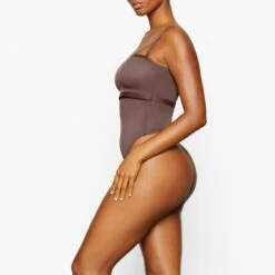 SHEER SCULPT BANDEAU | COCOA -SWIM Sales Store SKIMS BRA BR BND 0254 YC COA 0014