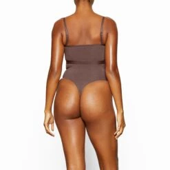 SHEER SCULPT BANDEAU | COCOA -SWIM Sales Store SKIMS BRA BR BND 0254 YC COA 0015