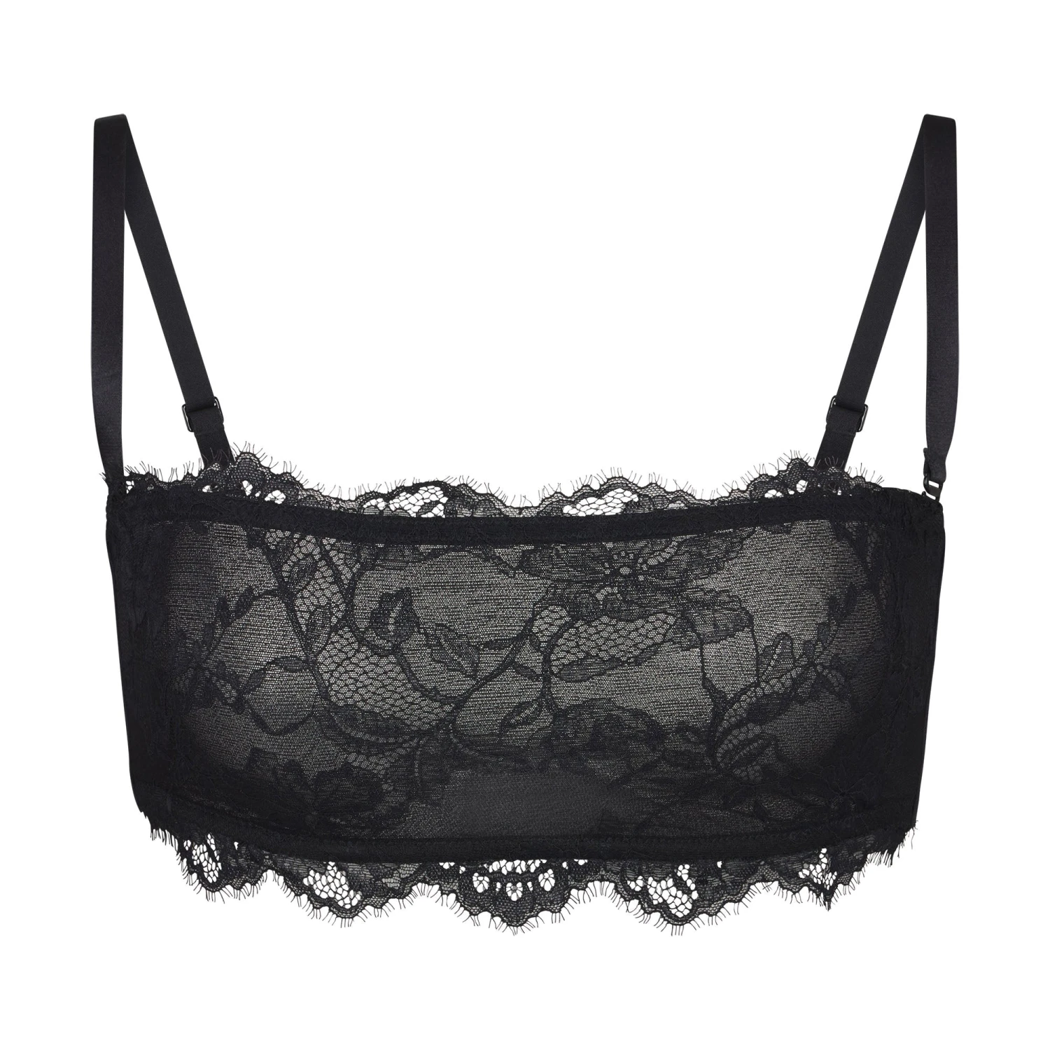 SKIMS LACE BANDEAU | ONYX 8 SKIMS LACE BANDEAU | ONYX - Image 8