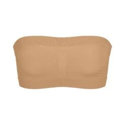 SEAMLESS SCULPT BANDEAU | OCHRE