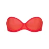 ULTRA FINE MESH STRAPLESS BRA | POPPY
