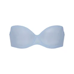 ULTRA FINE MESH STRAPLESS BRA | GLACIER