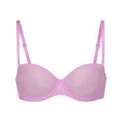 ULTRA FINE MESH STRAPLESS BRA | PETAL -SWIM Sales Store SKIMS BRA BR UWR 2209 PTL