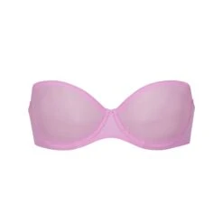 ULTRA FINE MESH STRAPLESS BRA | PETAL