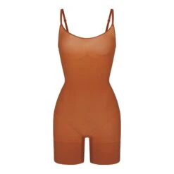 EVERYDAY SCULPT MID THIGH BODYSUIT | BRONZE