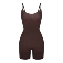 EVERYDAY SCULPT MID THIGH BODYSUIT | ESPRESSO