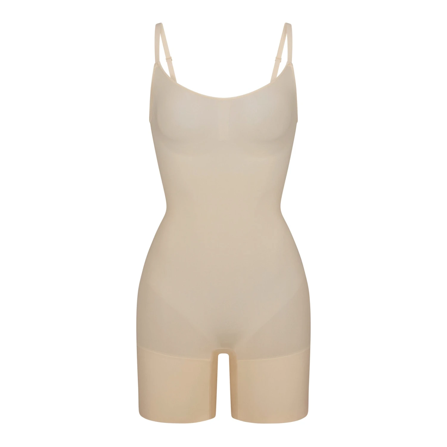 EVERYDAY SCULPT MID THIGH BODYSUIT | SAND 1 EVERYDAY SCULPT MID THIGH BODYSUIT | SAND