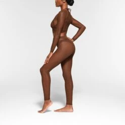 WARP KNIT COVER UP LONG SLEEVE CROPPED TOP | OXIDE -SWIM Sales Store SKIMS LOUNGEWEAR AP LGS 2117 OB OXD 0009 SD