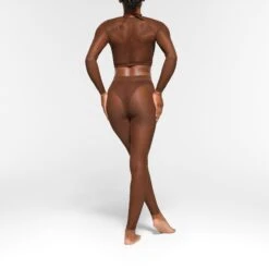 WARP KNIT COVER UP LONG SLEEVE CROPPED TOP | OXIDE -SWIM Sales Store SKIMS LOUNGEWEAR AP LGS 2117 OB OXD 0021 BK