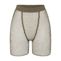 WARP KNIT COVER UP SHORT | ARMY