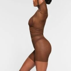 WARP KNIT COVER UP SHORT | OXIDE -SWIM Sales Store SKIMS LOUNGEWEAR AP SHO 2064 OB OXD 0014 SD