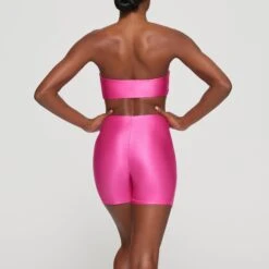 SHINE JERSEY BANDEAU | HOT PINK -SWIM Sales Store SKIMS LOUNGEWEAR BR BAN 3012 HB PNK 0012 BK