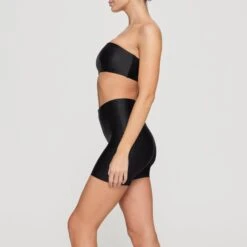 SHINE JERSEY BANDEAU | ONYX -SWIM Sales Store SKIMS LOUNGEWEAR BR BAN 3012 HD ONX 0011 SD