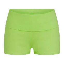 COVER UP FOLD OVER SHORT | NEON GREEN