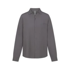 COVER UP SHIRT | GUNMETAL