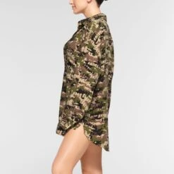 COVER UP SHIRT | SKIMS CAMO -SWIM Sales Store SKIMS LOUNGEWEAR TP SUR 3493 OC LGC 0025 SD