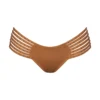 RHINESTONE STRAPPY BIKINI BOTTOM | ALMOND