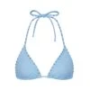 RHINESTONE TRIANGLE BIKINI TOP | IRIS BLUE