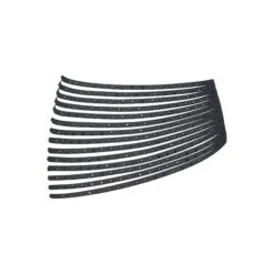 RHINESTONE SWIM STRAPPY SKIRT | GUNMETAL