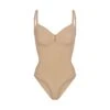 SEAMLESS SCULPT BRIEF BODYSUIT | CLAY