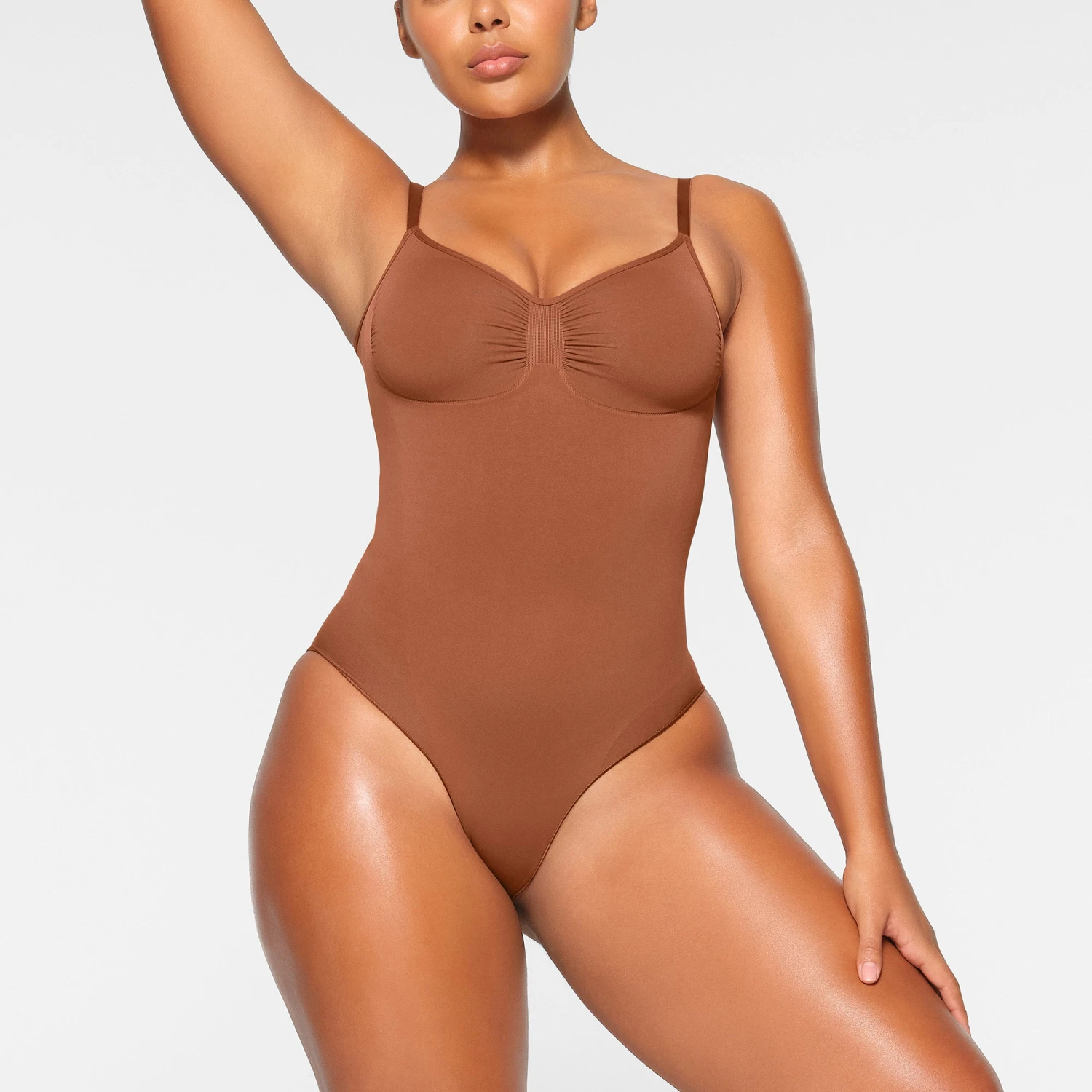 SEAMLESS SCULPT BRIEF BODYSUIT | BRONZE 2 SEAMLESS SCULPT BRIEF BODYSUIT | BRONZE - Image 2