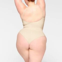 SEAMLESS SCULPT BRIEF BODYSUIT | SAND -SWIM Sales Store SKIMS SHAPEWEAR BD BRF 3370 ID SND 0014 BK
