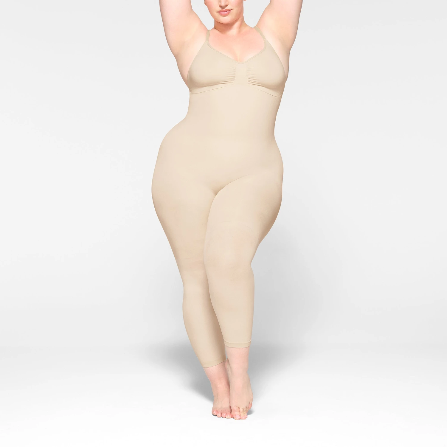 SEAMLESS SCULPT CATSUIT | SAND 2 SEAMLESS SCULPT CATSUIT | SAND - Image 2