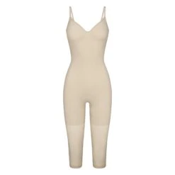 SEAMLESS SCULPT CATSUIT | SAND