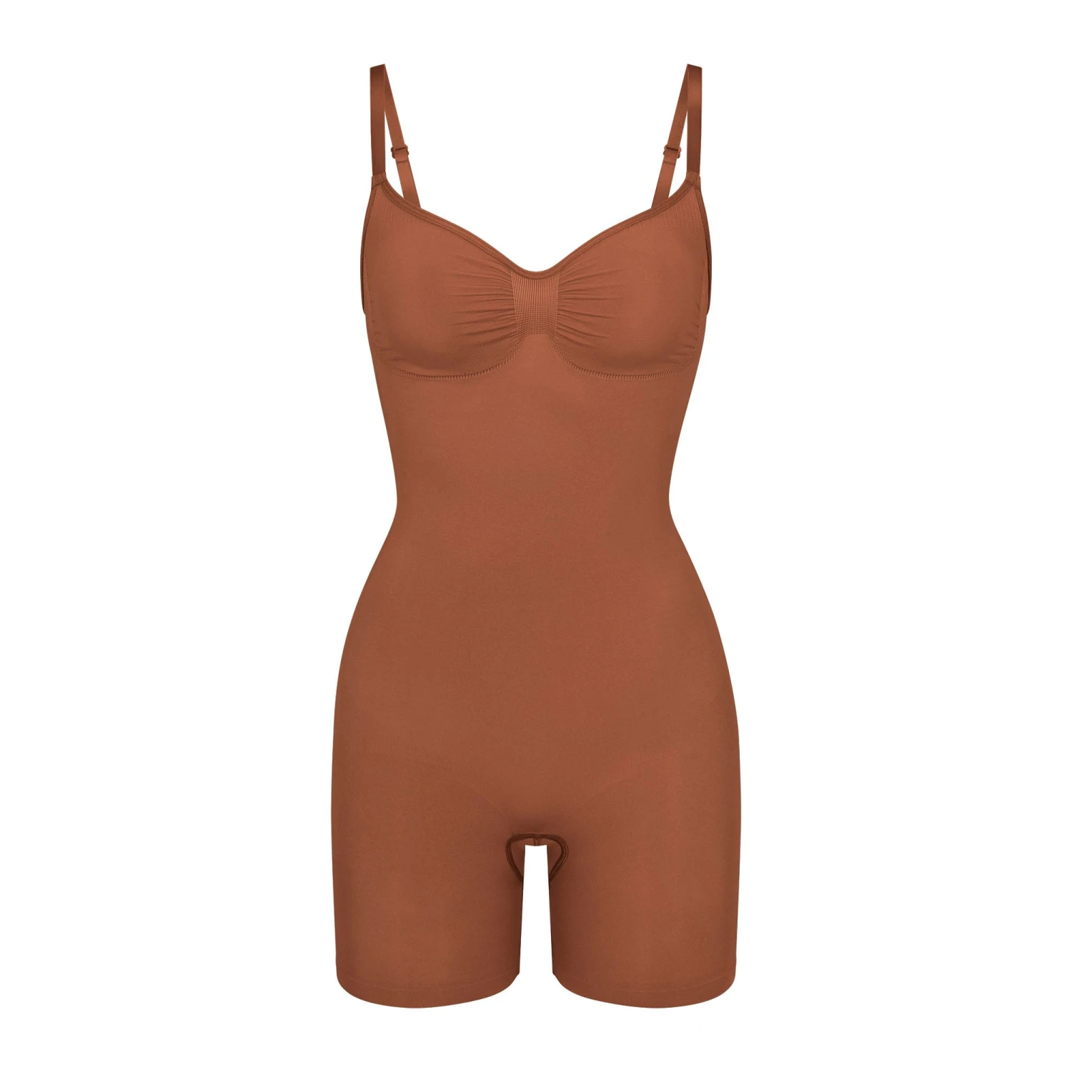 SEAMLESS SCULPT MID THIGH BODYSUIT | BRONZE 1 SEAMLESS SCULPT MID THIGH BODYSUIT | BRONZE