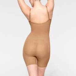 SEAMLESS SCULPT MID THIGH BODYSUIT | OCHRE -SWIM Sales Store SKIMS SHAPEWEAR BD MDT 3372 IE OCH 0016 BK fecf02ed f238 4036 a674 3b15ff655552