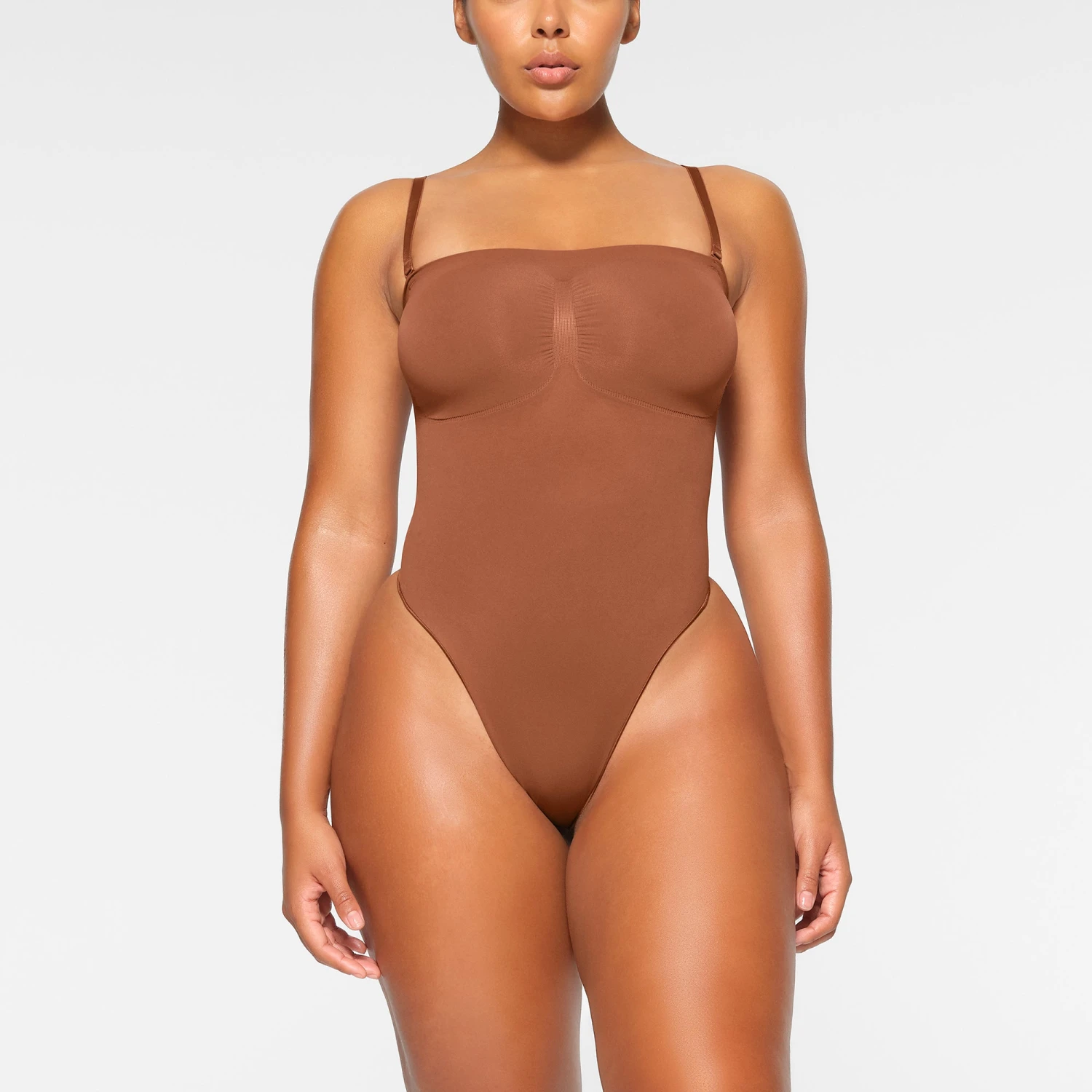 SEAMLESS SCULPT STRAPLESS THONG BODYSUIT | BRONZE 5 SEAMLESS SCULPT STRAPLESS THONG BODYSUIT | BRONZE - Image 5