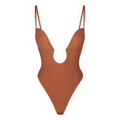 DEEP PLUNGE SHAPEWEAR BODYSUIT | BRONZE 10 DEEP PLUNGE SHAPEWEAR BODYSUIT | BRONZE -SWIM Sales Store SKIMS SHAPEWEAR BD THG 2959 BRZ STRAPS