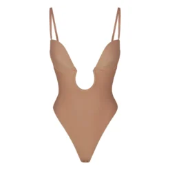 DEEP PLUNGE SHAPEWEAR BODYSUIT | SIENNA -SWIM Sales Store SKIMS SHAPEWEAR BD THG 2959 SIE STRAPS