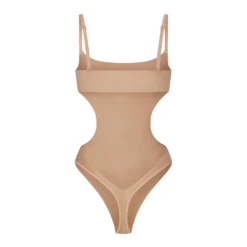 BARELY THERE CUT OUT BODYSUIT | CLAY -SWIM Sales Store SKIMS SHAPEWEAR BD THG 2962 CLY B