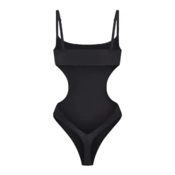BARELY THERE CUT OUT BODYSUIT | ONYX -SWIM Sales Store SKIMS SHAPEWEAR BD THG 2962 ONX B