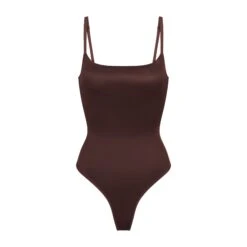 BARELY THERE SCOOP BODYSUIT | COCOA